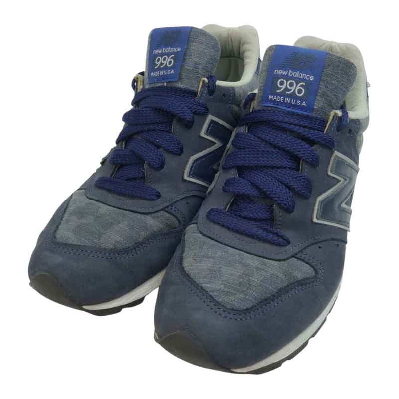 NEW BALANCE ニューバランス USA製 M996DPLS スニーカー US8 ネイビー系 26cm【中古】