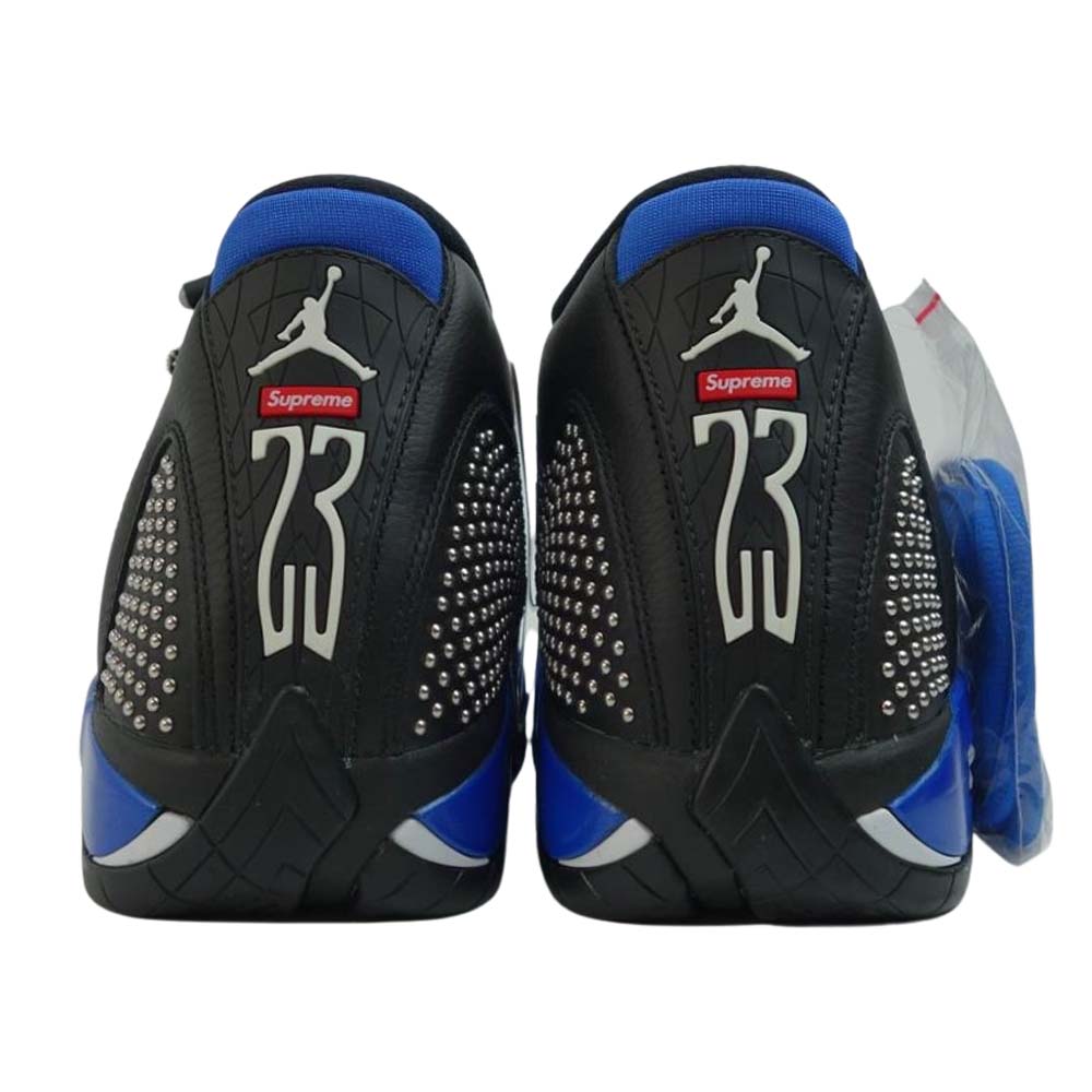 Supreme シュプリーム BV7630 004 NIKE ナイキ 19SS BV7630-004 AIR JORDAN 14 RETRO レトロ S BLACK VARSITY ROYAL CHROME WHITE スニーカー ブラック系 26.5cm【新古品】【未使用】【中古】