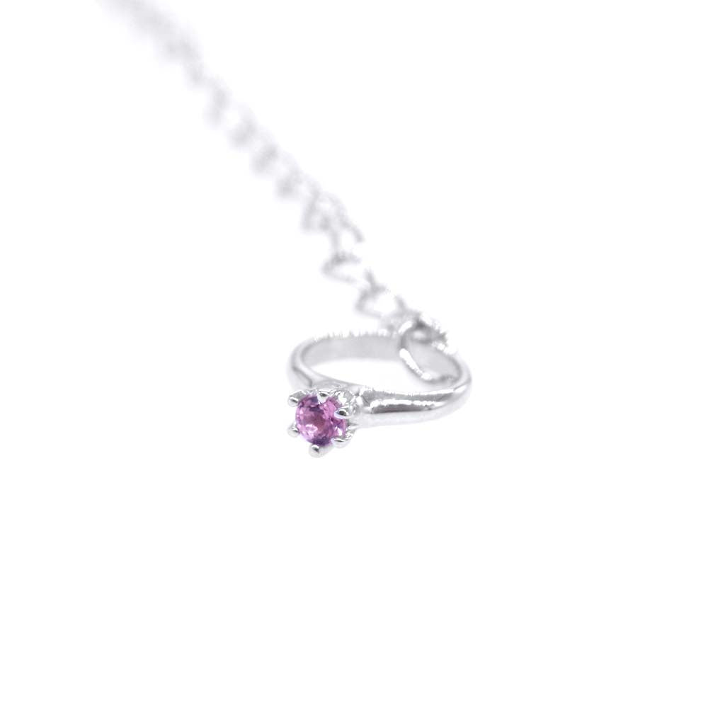 Samantha Tiara サマンサティアラ K18WG クロス ダイヤモンド ネックレス シルバー系【中古】