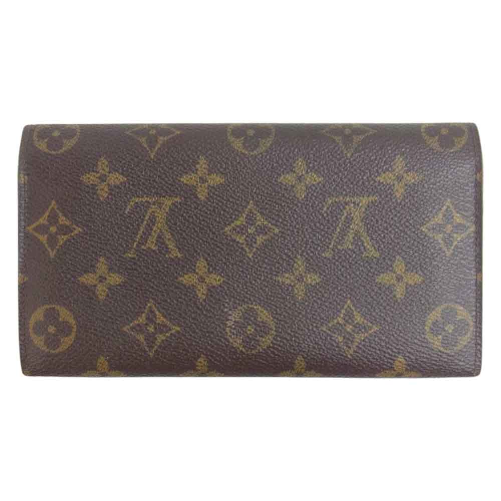 LOUIS VUITTON ルイ・ヴィトン M61725 モノグラム ポルト モネ クレディ ブラウン系【中古】