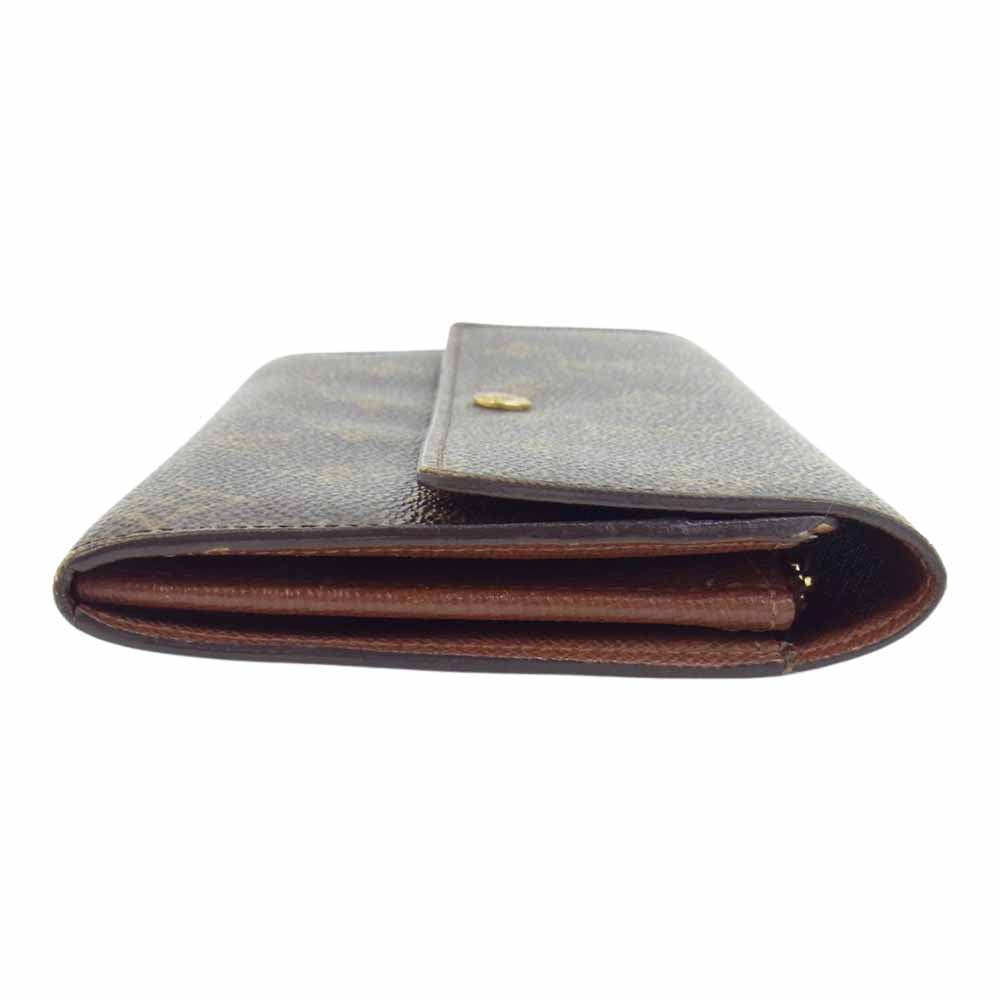 LOUIS VUITTON ルイ・ヴィトン M61725 モノグラム ポルト モネ クレディ ブラウン系【中古】