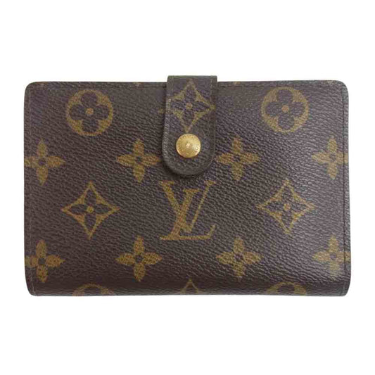 LOUIS VUITTON ルイ・ヴィトン M61674  モノグラム ポルトモネ ビエノワ 二つ折り ブラウン系【中古】