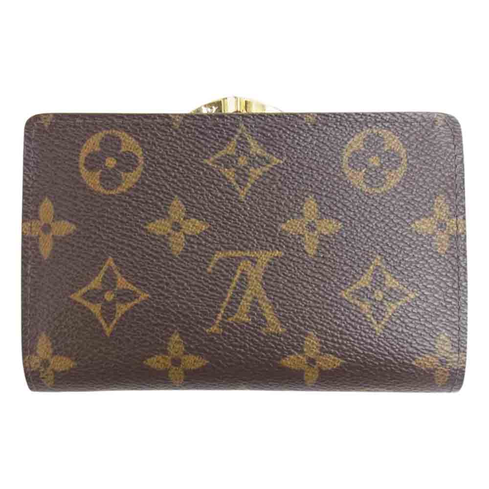 LOUIS VUITTON ルイ・ヴィトン M61674  モノグラム ポルトモネ ビエノワ 二つ折り ブラウン系【中古】