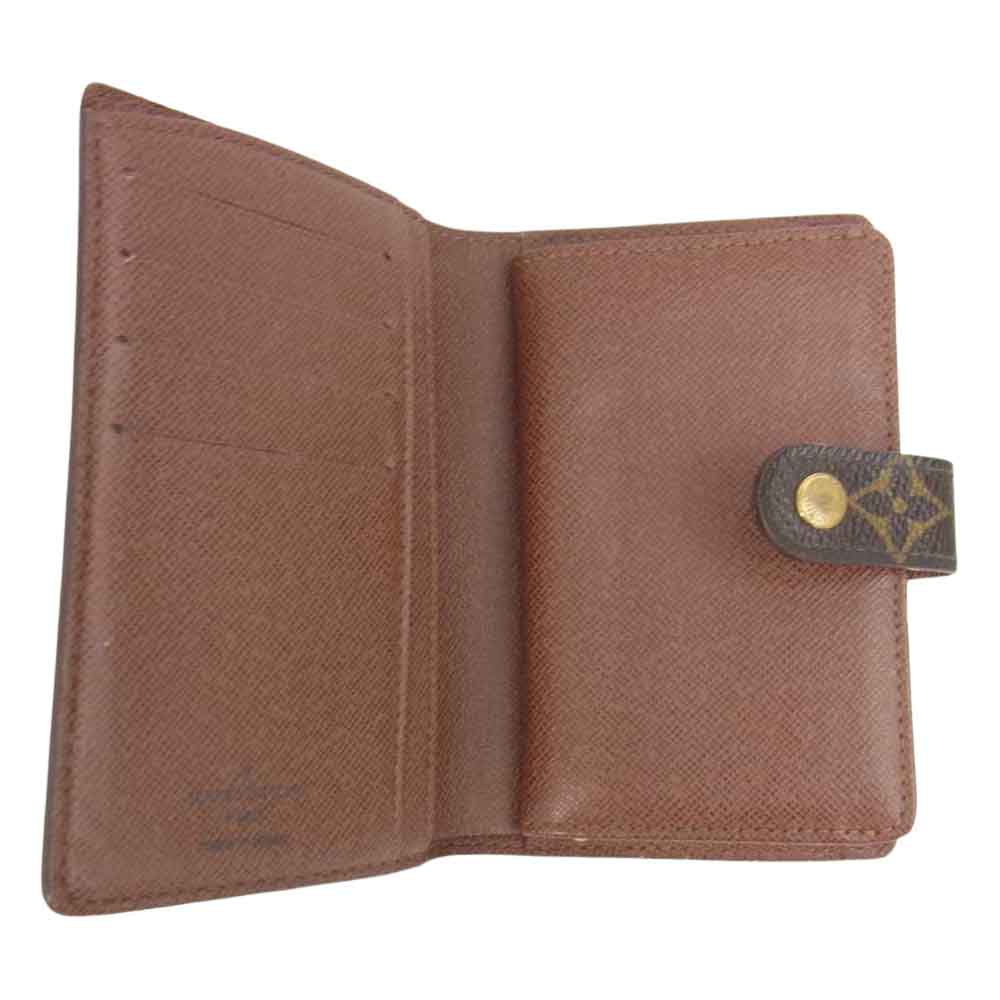 LOUIS VUITTON ルイ・ヴィトン M61674  モノグラム ポルトモネ ビエノワ 二つ折り ブラウン系【中古】