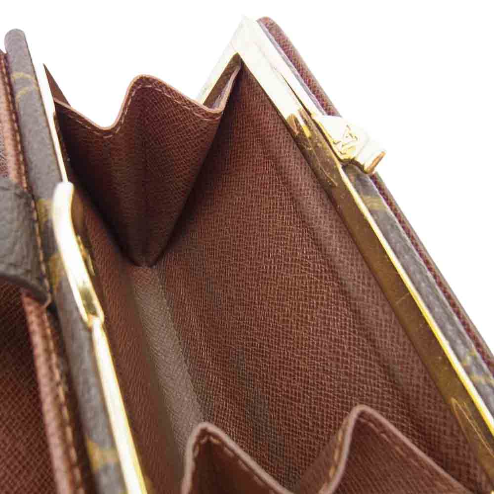 LOUIS VUITTON ルイ・ヴィトン M61674  モノグラム ポルトモネ ビエノワ 二つ折り ブラウン系【中古】
