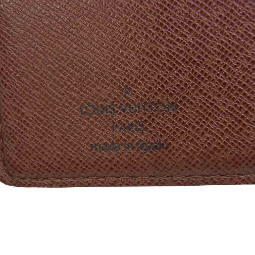 LOUIS VUITTON ルイ・ヴィトン M61674  モノグラム ポルトモネ ビエノワ 二つ折り ブラウン系【中古】