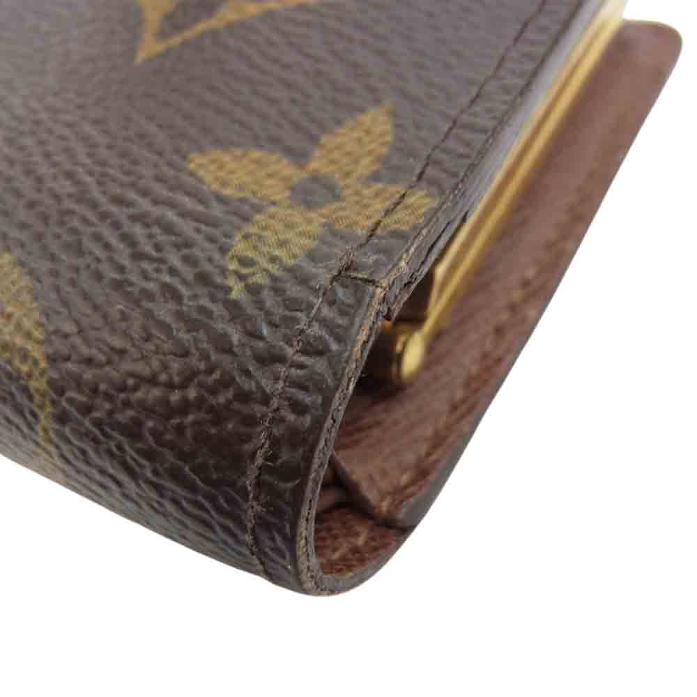 LOUIS VUITTON ルイ・ヴィトン M61674  モノグラム ポルトモネ ビエノワ 二つ折り ブラウン系【中古】
