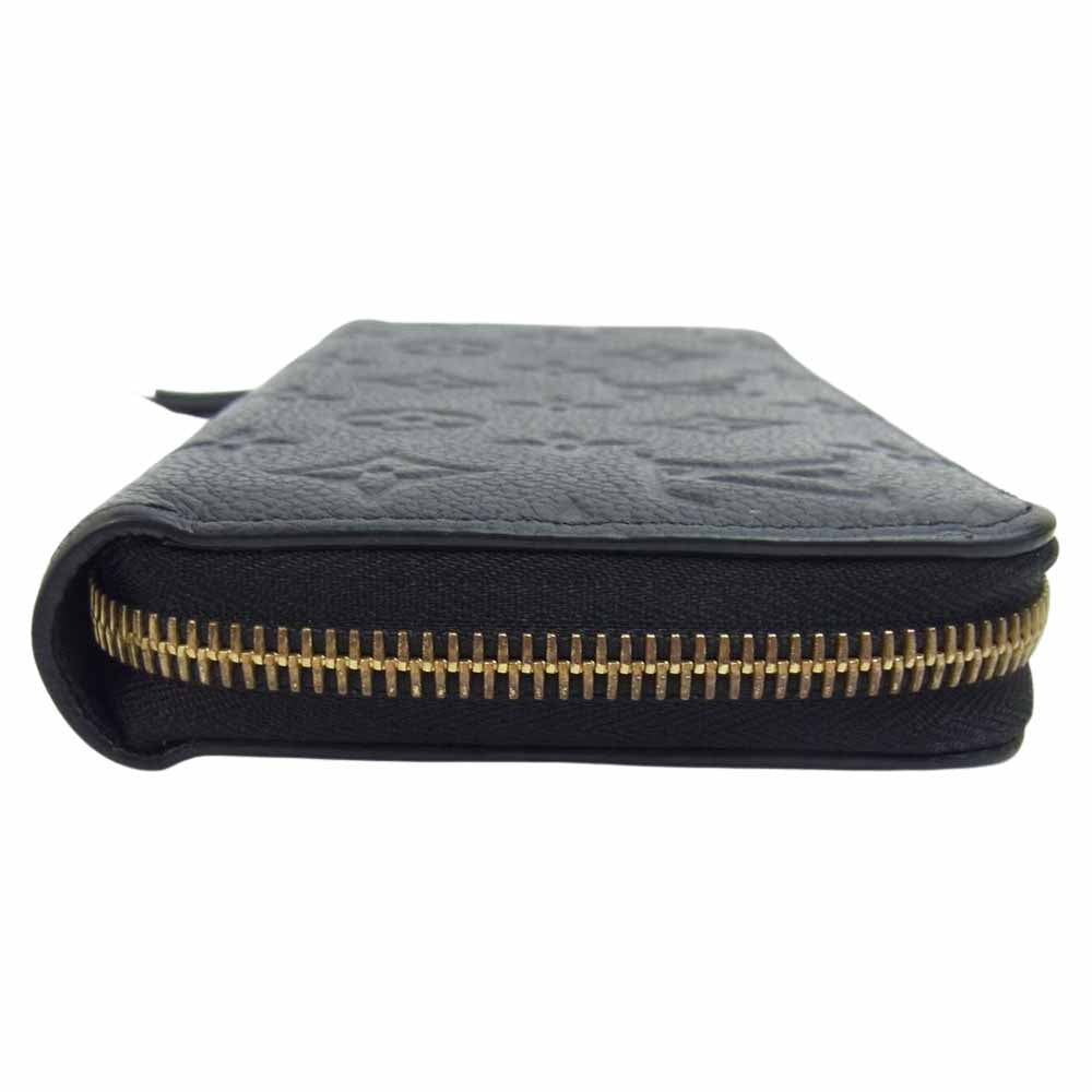 LOUIS VUITTON ルイ・ヴィトン M60571 モノグラム アンプラント ジッピー ウォレット ブラック系【中古】