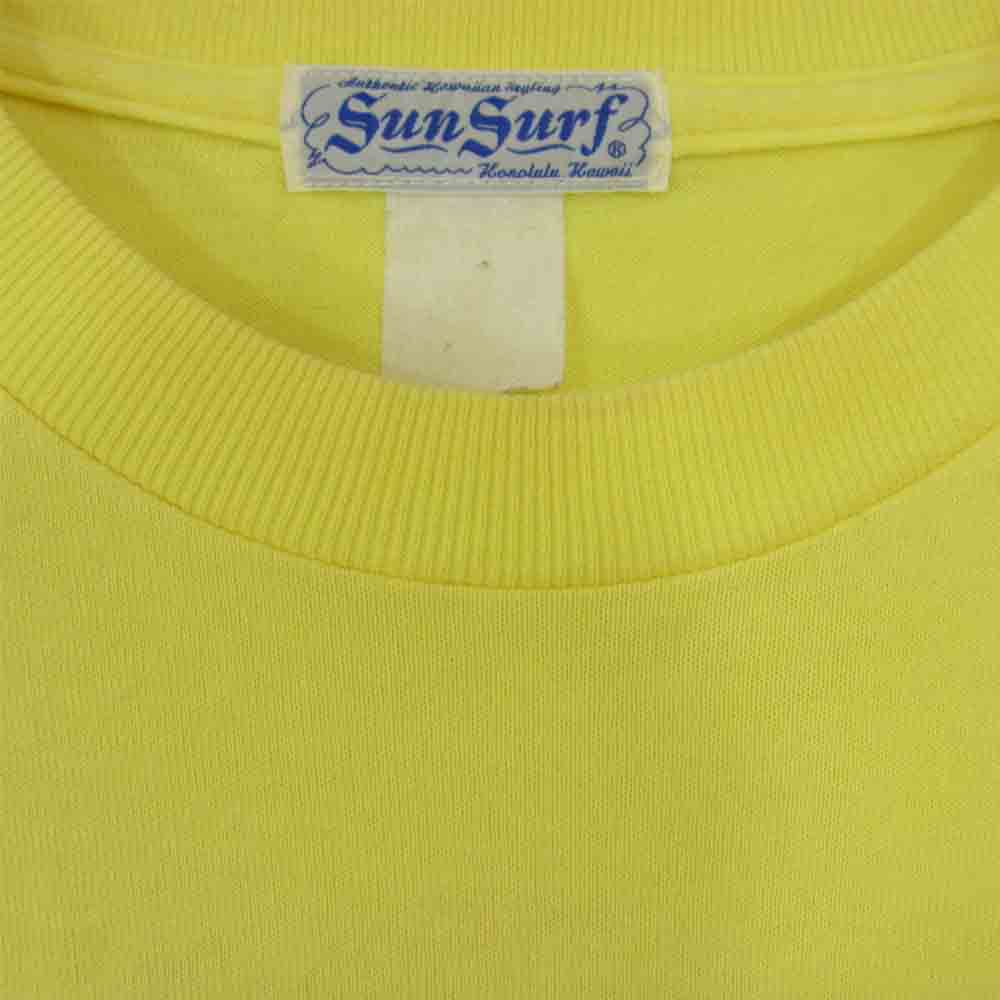 TAILOR TOYO テイラー東洋 SUNSURF サンサーフ プリント Tシャツ イエロー系 M【中古】