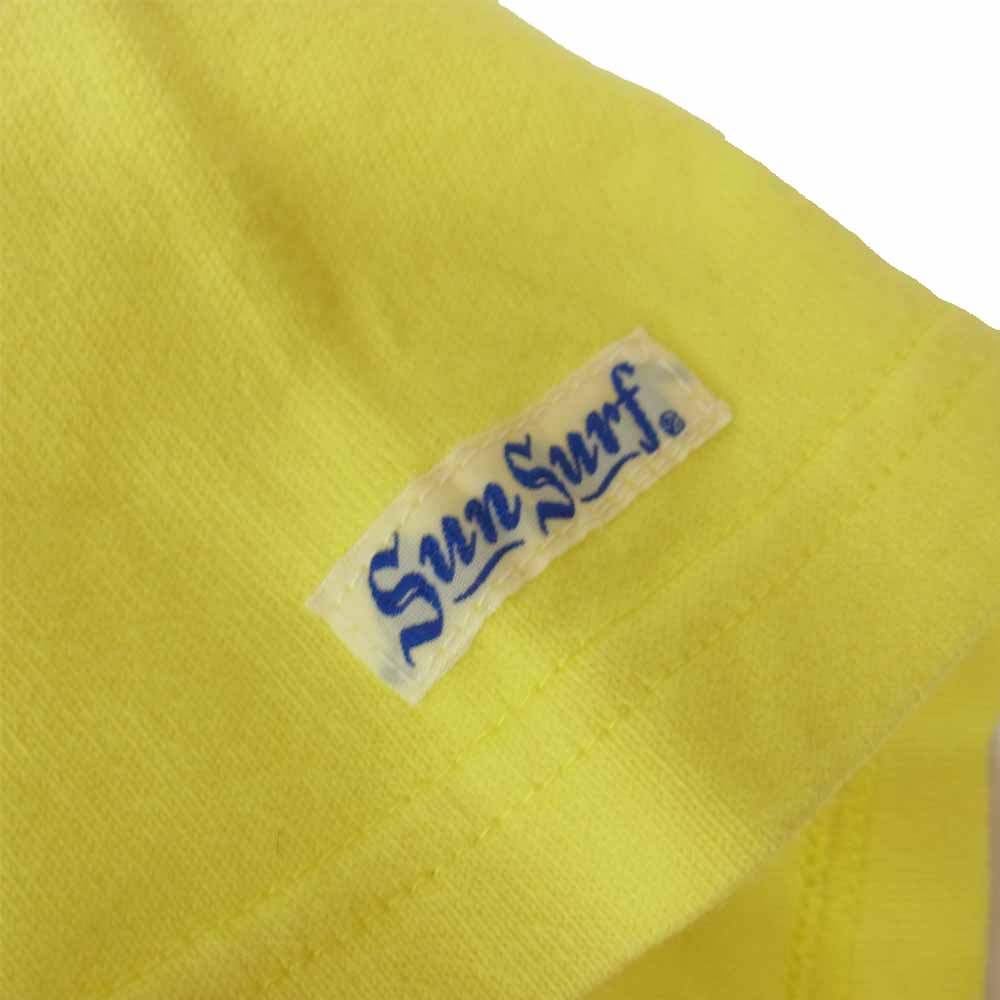 TAILOR TOYO テイラー東洋 SUNSURF サンサーフ プリント Tシャツ イエロー系 M【中古】