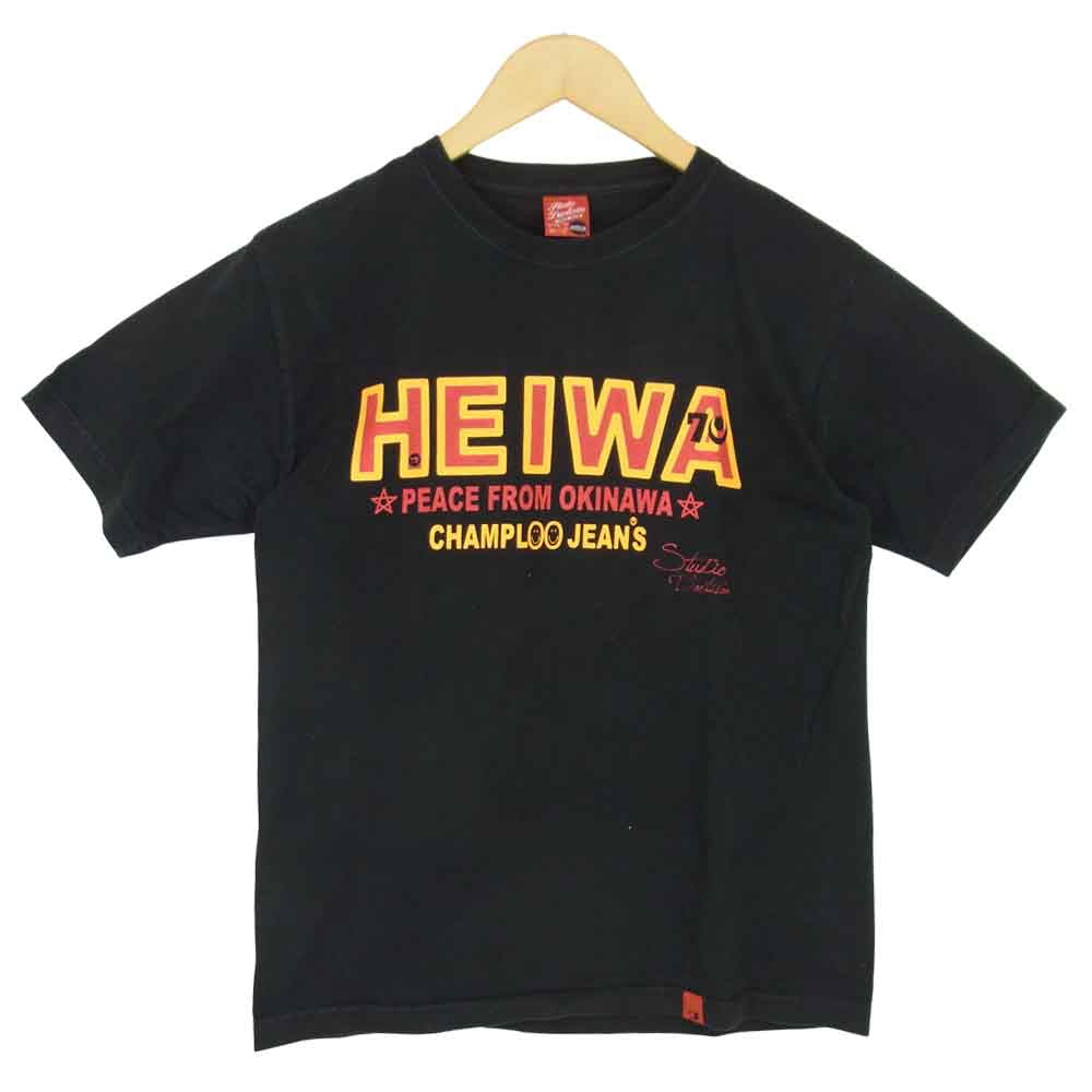 STUDIO D’ARTISAN ステュディオダルチザン プリント Tシャツ ブラック ブラック系 M【中古】