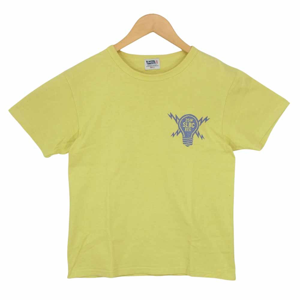 Pherrow's フェローズ プリント Tシャツ イエロー イエロー系 S【中古】