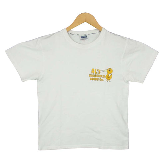 Pherrow's フェローズ プリント Tシャツ ホワイト ホワイト系 S【中古】