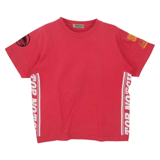 Pherrow's フェローズ プリント Tシャツ レッド レッド系【中古】