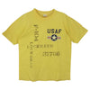 Buzz Rickson's バズリクソンズ USAF プリント Tシャツ イエロー系【中古】