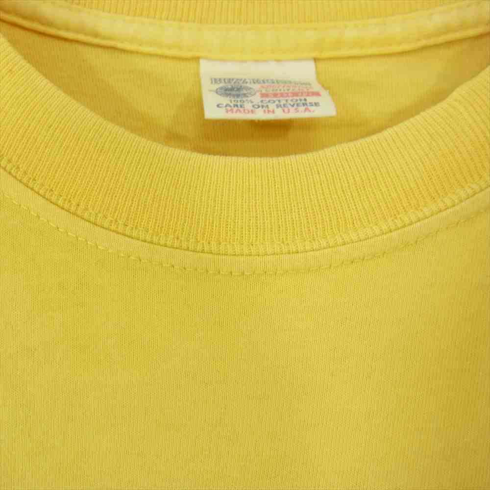 Buzz Rickson's バズリクソンズ USAF プリント Tシャツ イエロー系【中古】