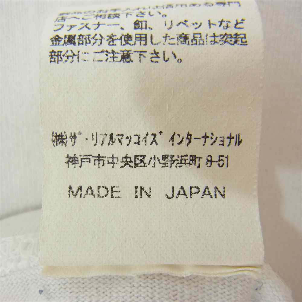 The REAL McCOY'S ザリアルマッコイズ BUCO ブコ プリント トリム Tシャツ ホワイト系【中古】