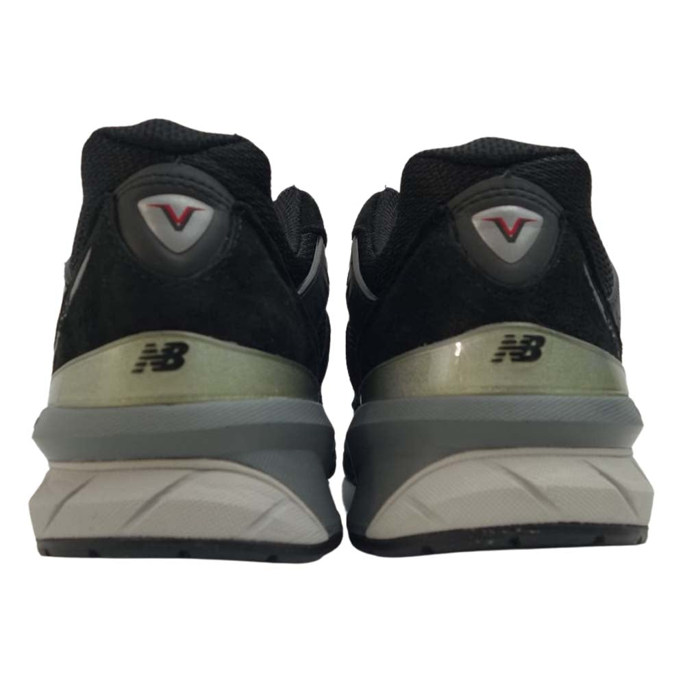 NEW BALANCE ニューバランス M990BK5 US9 スニーカー ブラック系 27cm【極上美品】【中古】