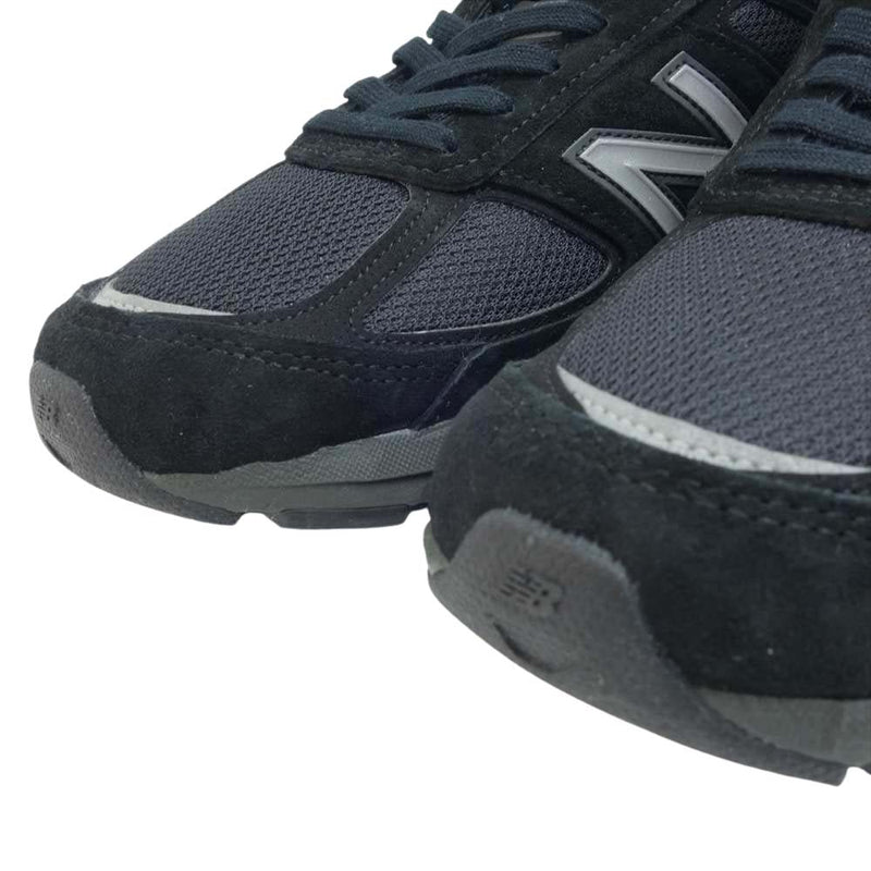 NEW BALANCE ニューバランス M990BK5 US9 スニーカー ブラック系 27cm【極上美品】【中古】