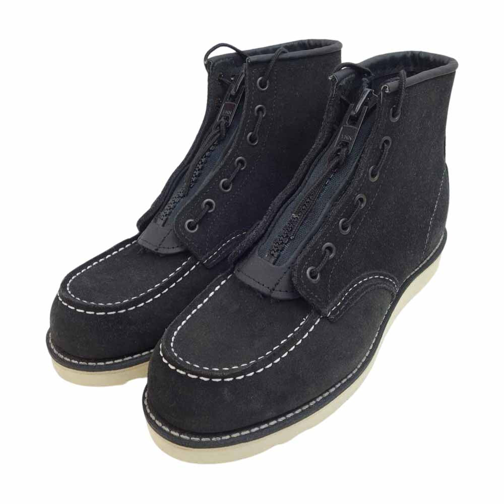 RED WING レッドウィング 8862 BEAMS ビームス 別注 センタージップ ６インチ ファイヤーマン ブーツ ブラック系 25.5cm【新古品】【未使用】【中古】