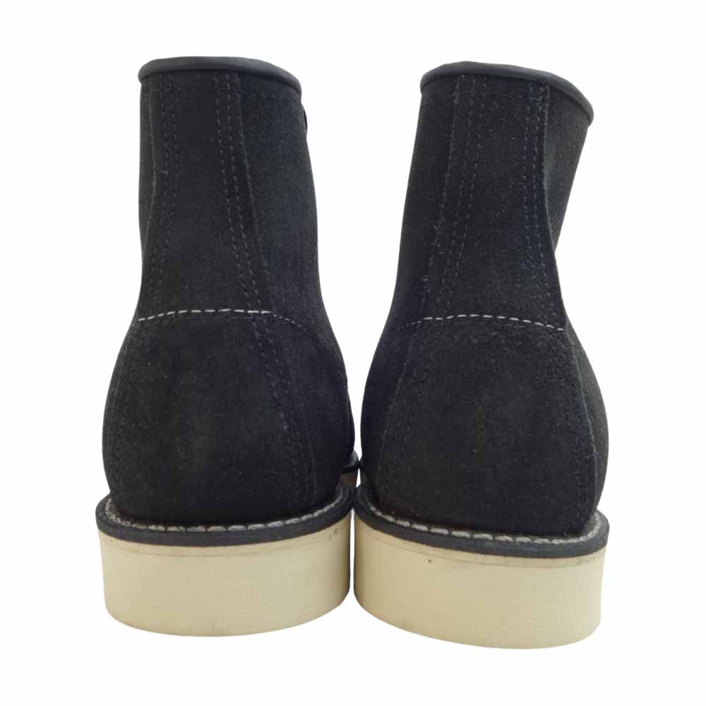 RED WING レッドウィング 8862 BEAMS ビームス 別注 センタージップ ６インチ ファイヤーマン ブーツ ブラック系 25.5cm【新古品】【未使用】【中古】