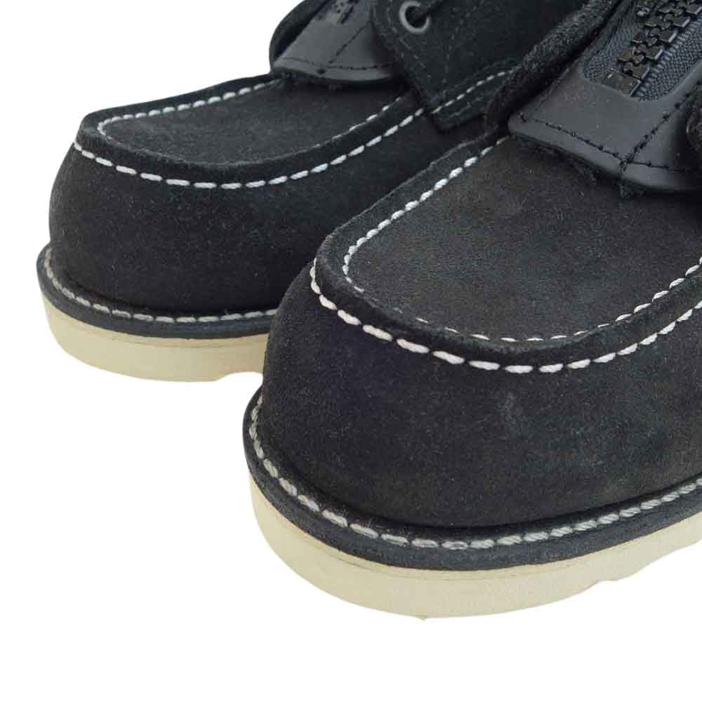 RED WING レッドウィング 8862 BEAMS ビームス 別注 センタージップ ６インチ ファイヤーマン ブーツ ブラック系 25.5cm【新古品】【未使用】【中古】