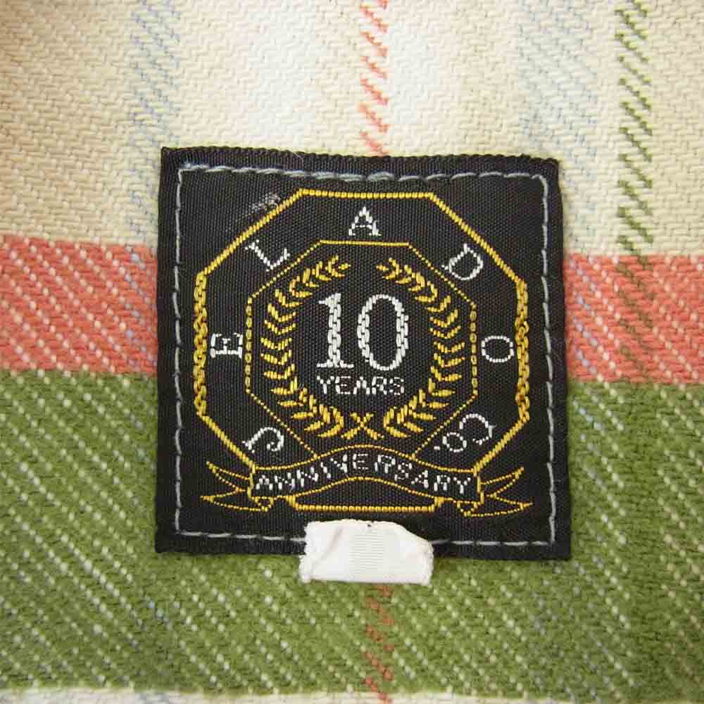 JELADO ジェラード 10周年モデル ヘビー ネル チェック シャツ マルチカラー系 14【中古】