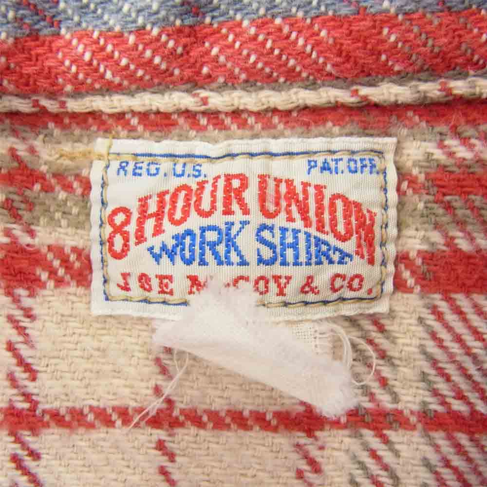 The REAL McCOY'S ザリアルマッコイズ JOE McCOY ジョーマッコイ 8HOUR UNION エイトアワーユニオン ヘビー ネル チェック シャツ マルチカラー系【中古】