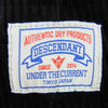 DESCENDANT ディセンダント DC-6 corduroy trousers コーデュロイ トラウザーズ パンツ ブラック系 2【中古】