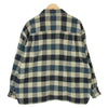 DESCENDANT ディセンダント VANNING CHECK LS SHIRT チェック ヘビー フランネル シャツ ブルー系 2【中古】