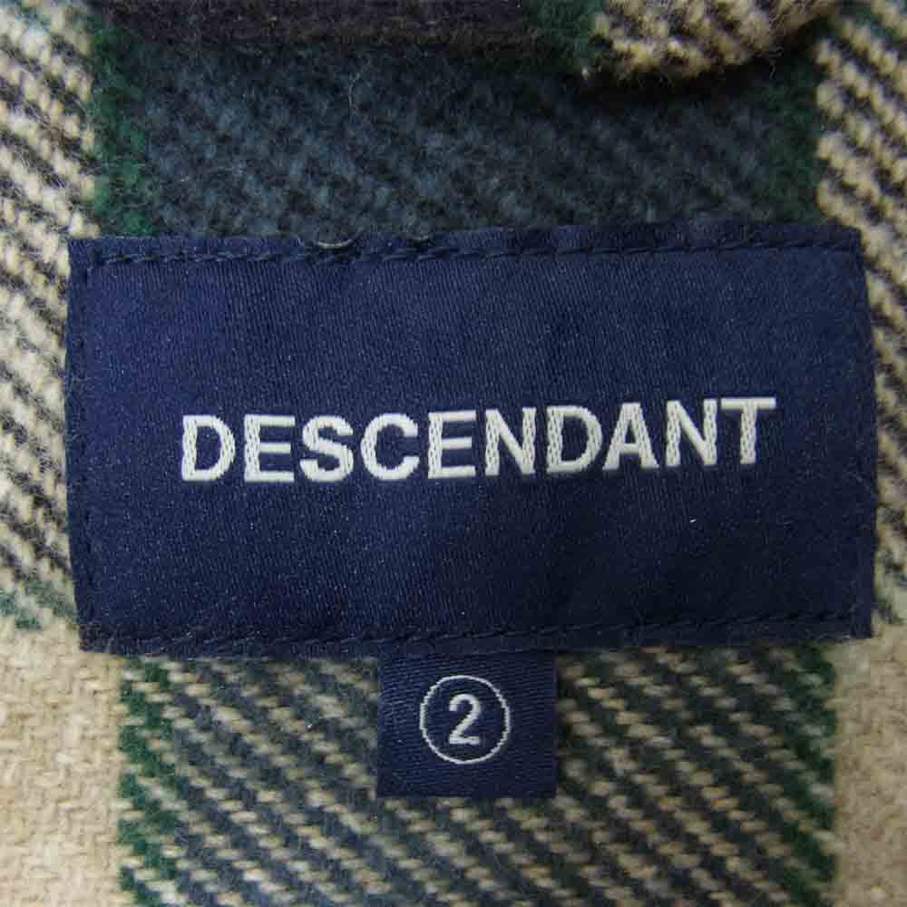 DESCENDANT ディセンダント VANNING CHECK LS SHIRT チェック ヘビー