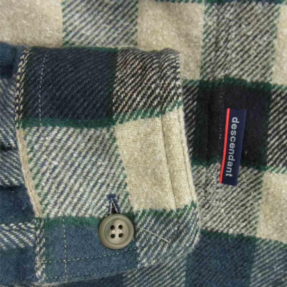 DESCENDANT ディセンダント VANNING CHECK LS SHIRT チェック ヘビー