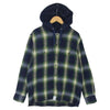 DESCENDANT ディセンダント 18AW STONER HOODED LS SHIRT フーデッドシャツ ネイビー系 2【中古】