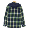DESCENDANT ディセンダント 18AW STONER HOODED LS SHIRT フーデッドシャツ ネイビー系 2【中古】
