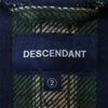 DESCENDANT ディセンダント 18AW STONER HOODED LS SHIRT フーデッドシャツ ネイビー系 2【中古】