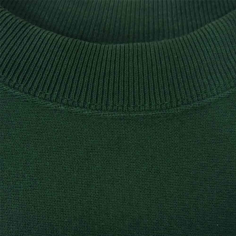 DESCENDANT ディセンダント 19AW TEAM CREW NECK SWEATSHIRT チーム クルーネック スウェットシャツ グリーン系 2【中古】