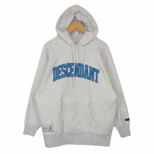 DESCENDANT ディセンダント 18AW TEAM HOODED SWEATSHIRT チーム フーデッド スウェットシャツ グレー系 2【中古】
