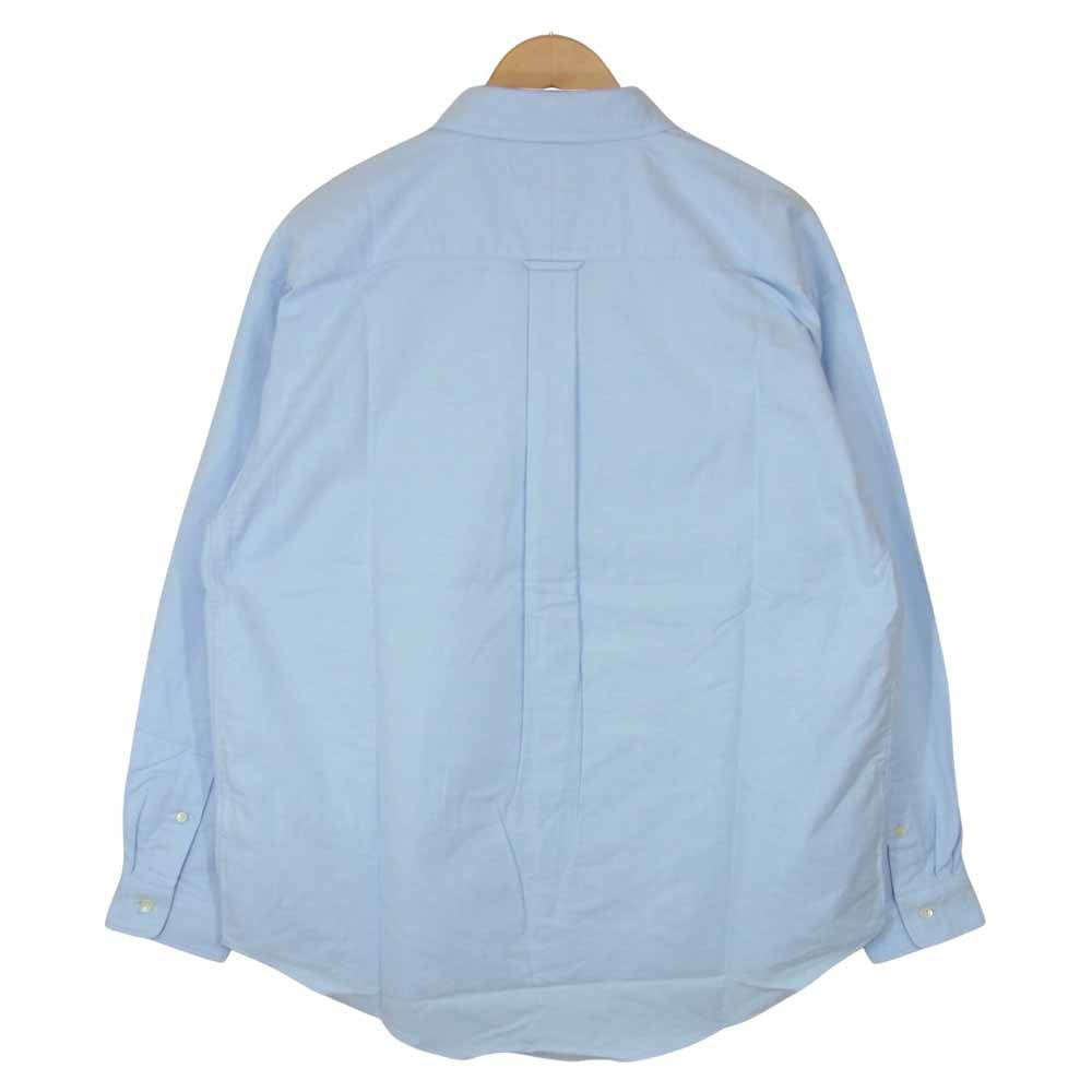 DESCENDANT ディセンダント 212TQDS-SHM01 OXFORD B.D. LS SHIRT オックスフォード ロングスリーブ シャツ ライトブルー系 2【新古品】【未使用】【中古】