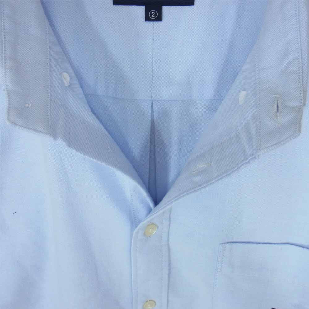 DESCENDANT ディセンダント 212TQDS-SHM01 OXFORD B.D. LS SHIRT オックスフォード ロングスリーブ シャツ ライトブルー系 2【新古品】【未使用】【中古】