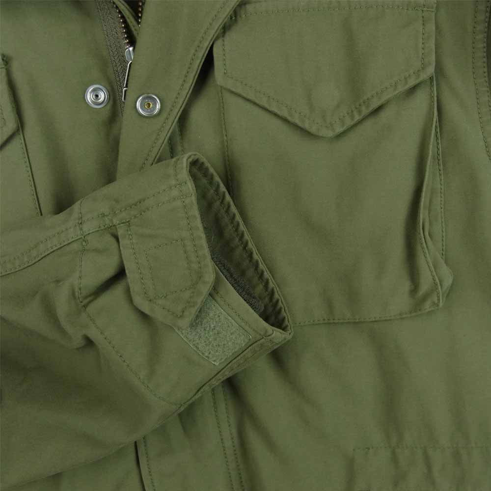 DESCENDANT ディセンダント 17AW SATIN JACKET サテン ジャケット 日本製 カーキ系 1【中古】