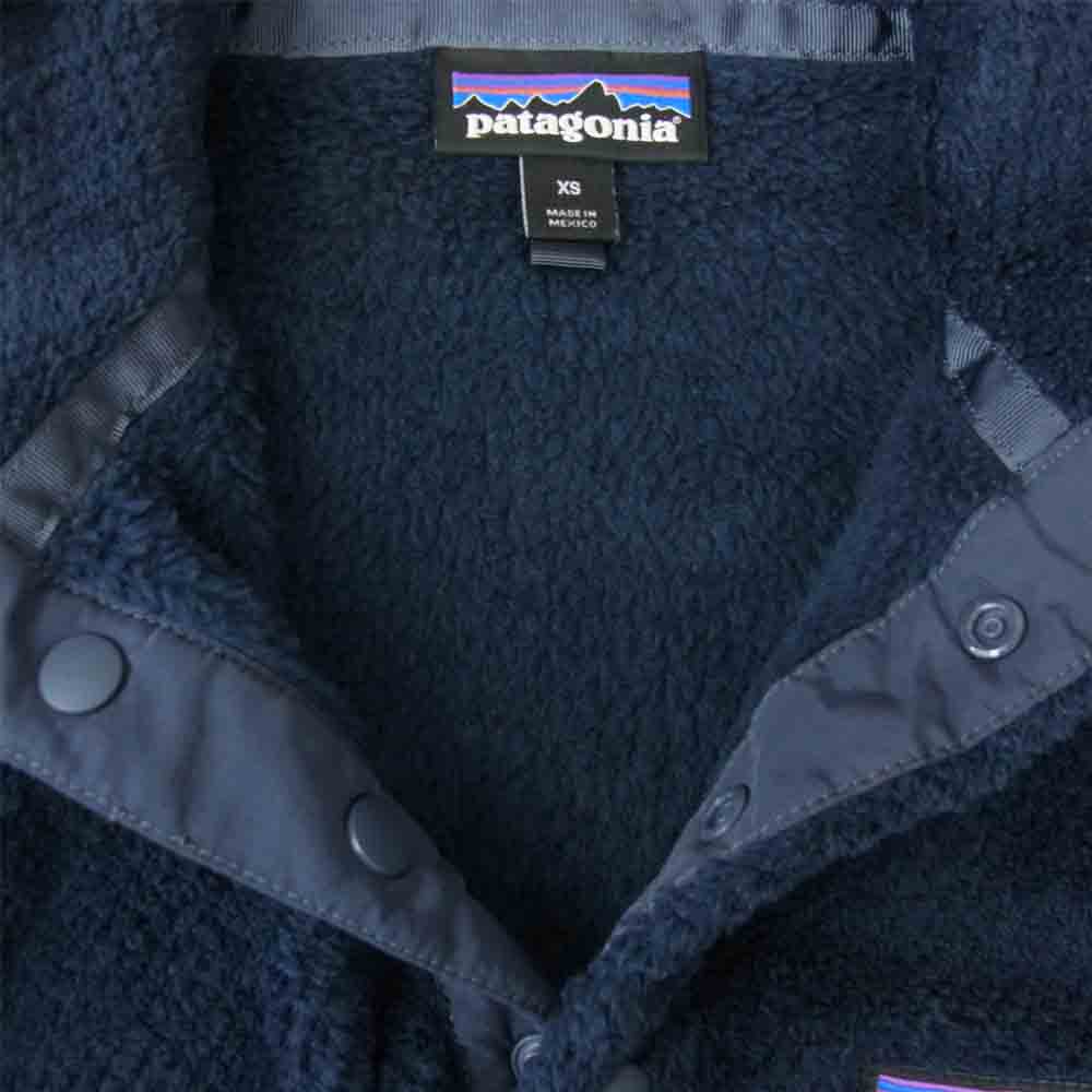 patagonia パタゴニア 17AW 25390 Re-Tool Snap-T PO リツール スナップT フリース プルオーバー ネイビー系 XS【中古】