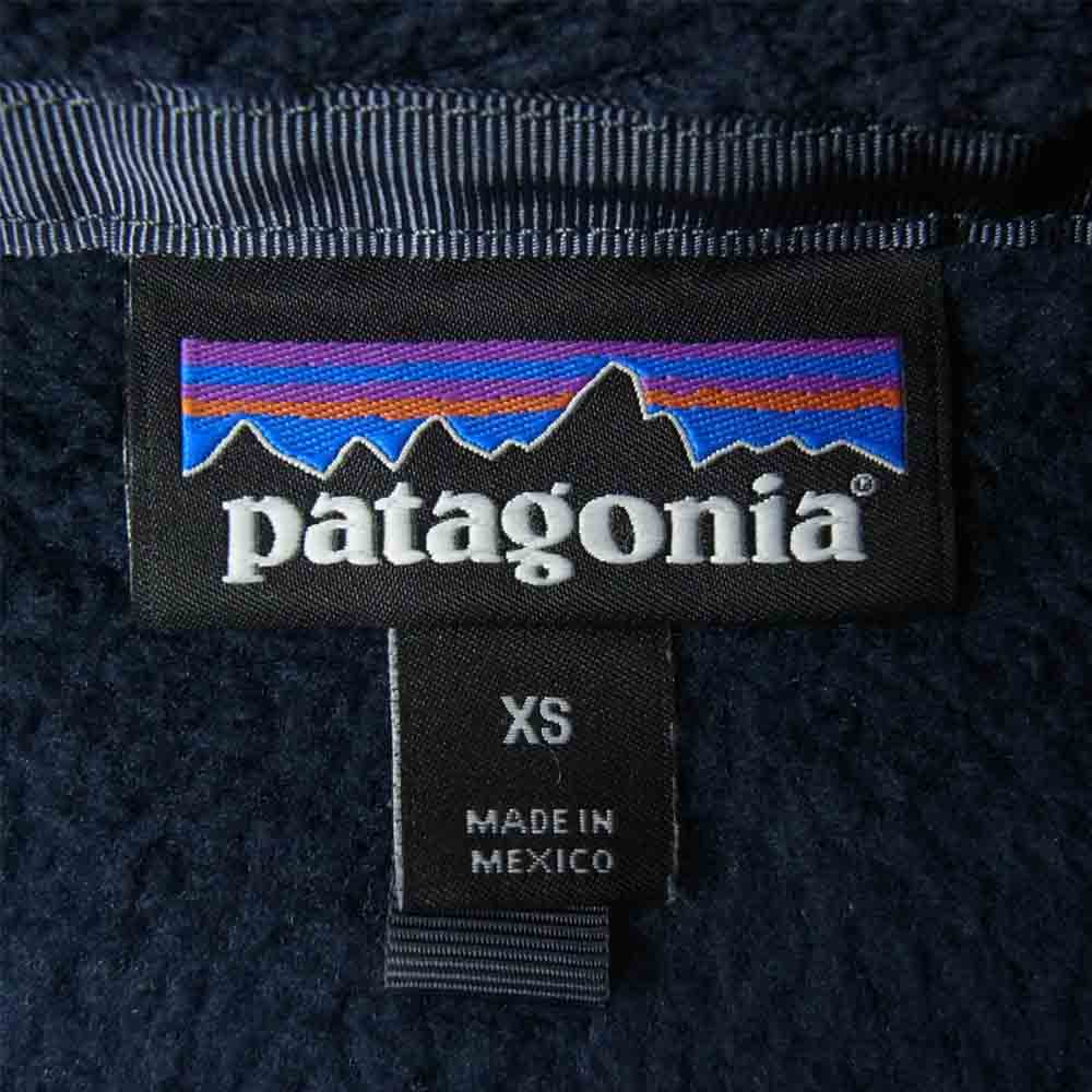 patagonia パタゴニア 17AW 25390 Re-Tool Snap-T PO リツール スナップT フリース プルオーバー ネイビー系 XS【中古】