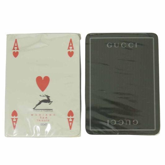 GUCCI グッチ トランプ グレー系【新古品】【未使用】【中古】