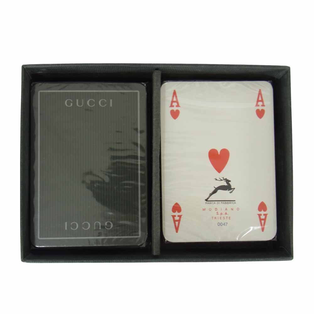 GUCCI グッチ トランプ グレー系【新古品】【未使用】【中古】