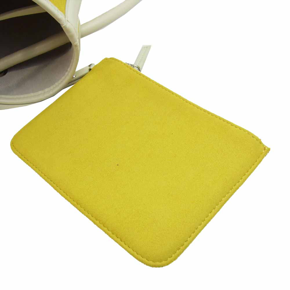 VASIC ヴァジック BOND BI COLOR ボンド バイカラー ハンドバッグ イエロー系【美品】【中古】