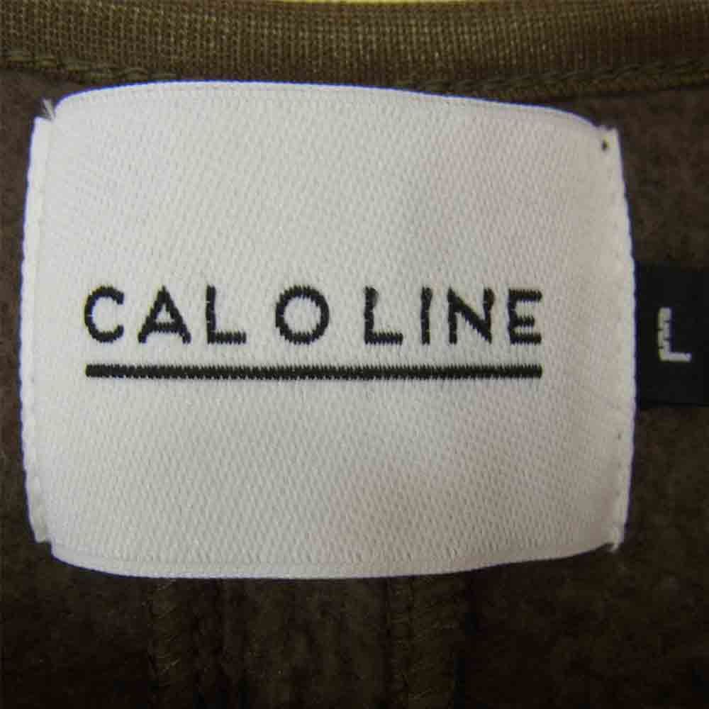 キャルオーライン 18AW CL182-064 LIGHT WEIGHT FLEECE CREW-NECK ライトウェイト フリース クルーネック プルオーバー カーキ系 L【中古】