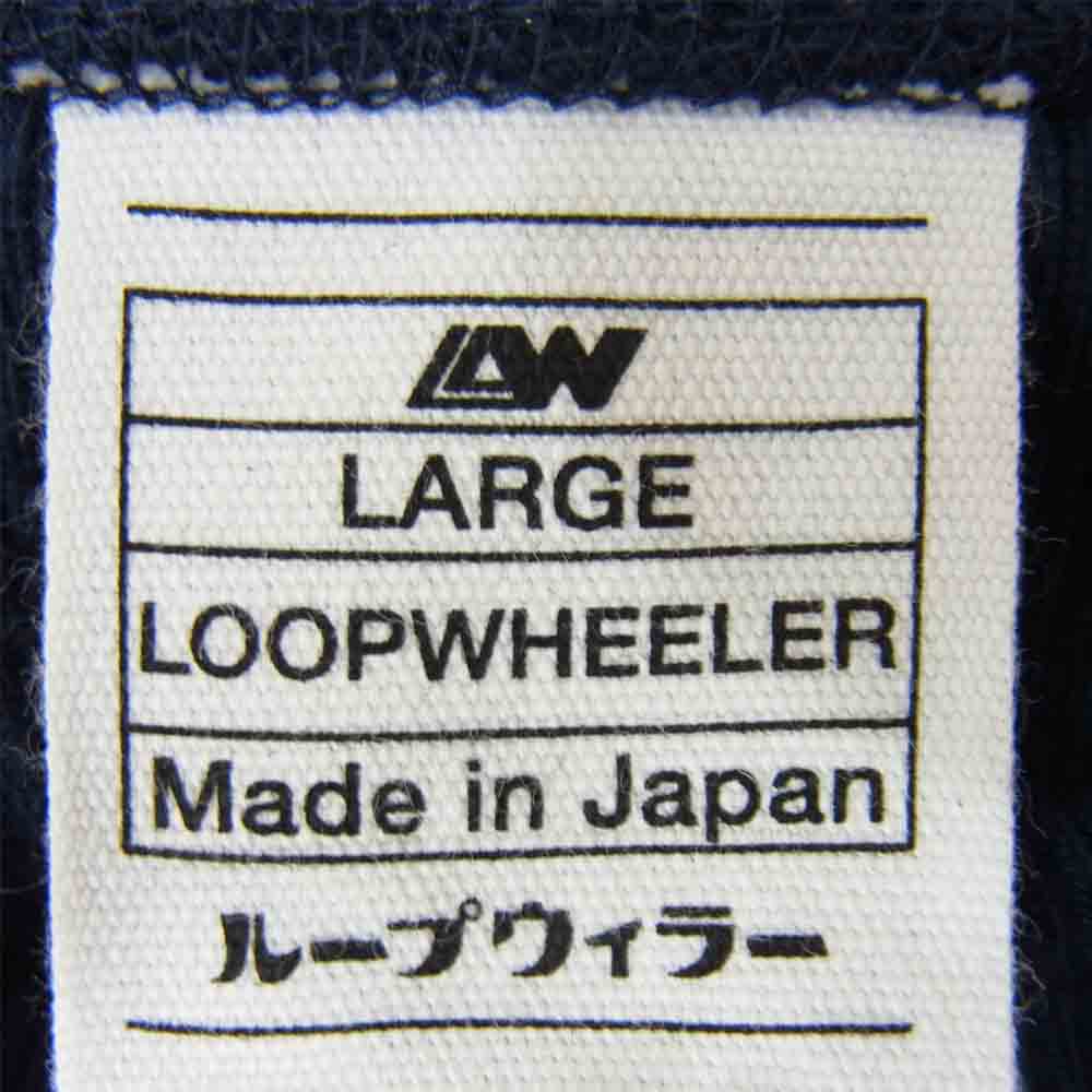 LOOPWHEELER ループウィラー 両V スウェット トレーナー ネイビー系 L【中古】