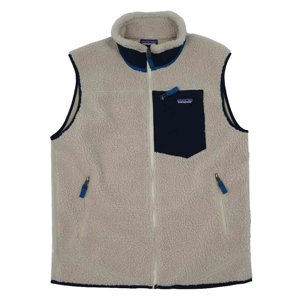patagonia パタゴニア 20AW 23048 Classic Retro-X Vest クラシック レトロ X ベスト ナチュラル ホワイト系 L【美品】【中古】
