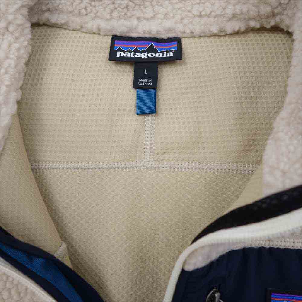patagonia パタゴニア 20AW 23048 Classic Retro-X Vest クラシック レトロ X ベスト ナチュラル ホワイト系 L【美品】【中古】