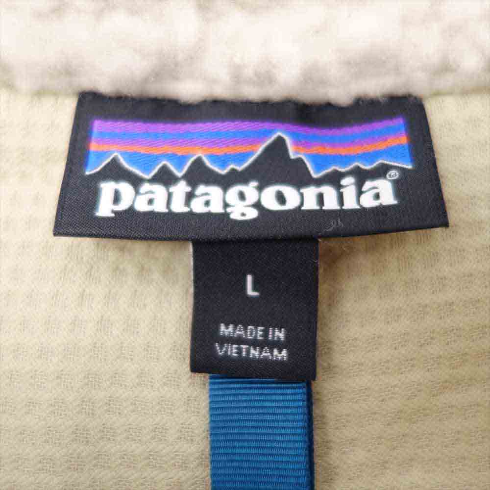 patagonia パタゴニア 20AW 23048 Classic Retro-X Vest クラシック レトロ X ベスト ナチュラル ホワイト系 L【美品】【中古】